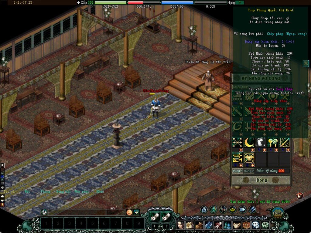 Cách tăng điểm thiên vương chùy