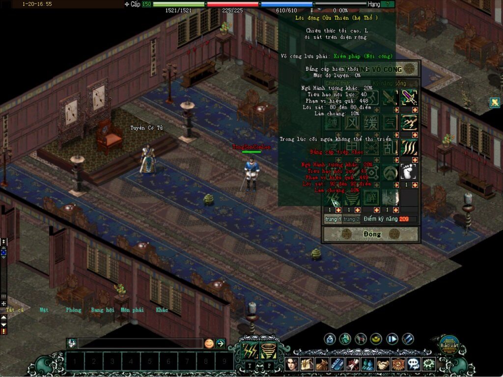 cách tăng điểm côn lôn vo lâm (kiếm)