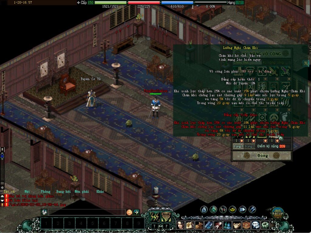 cách tăng điểm côn lôn vo lâm