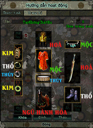 Cách Mặc Đồ Ngũ Hành VLTK 1 hệ Hỏa