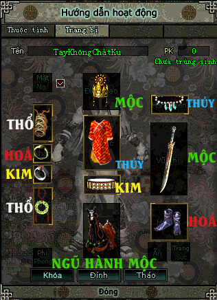 Cách Mặc Đồ Ngũ Hành VLTK 1 hệ mộc