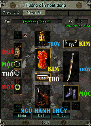 Cách Mặc Đồ Ngũ Hành VLTK 1 hệ Thủy